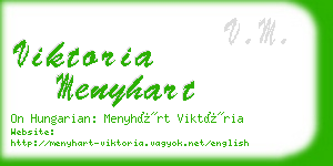 viktoria menyhart business card